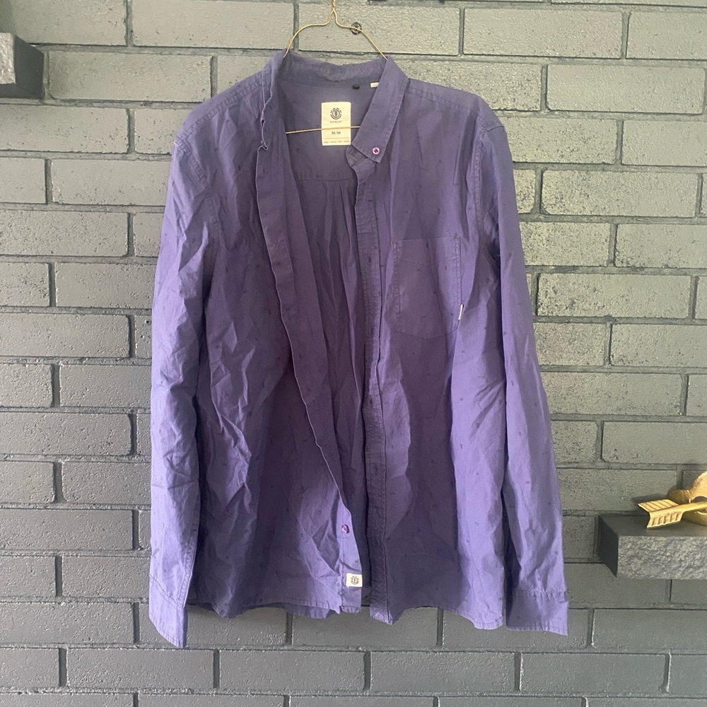 GUC Element Casual Button Down Shirt Mens Med